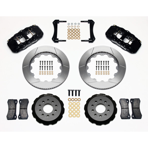 Wilwood Front Big Brake Kit AERO6 Black 355x32mm Bi-Slotted 140-10830