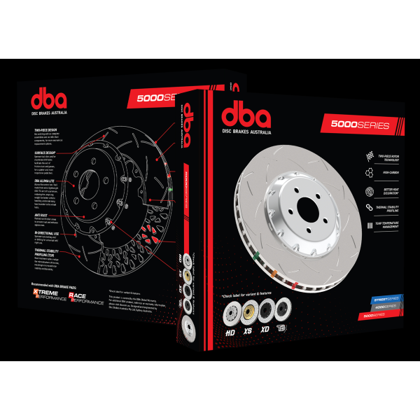 DBA 5000 Series T3 Slotted Brake Rotor Front – DBA52842SLVS