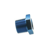 1/4 NPT Male to 1/8 NPT Female Reducer Pipe Bushing Hose Fitting Adapter Blue