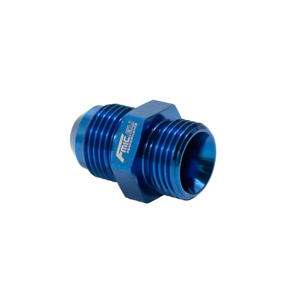 AN8 Male JIC Hose Fitting Adapter - Blue
