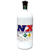 2.25kg (5Lb) Nitrous Bottle with Lightning 500 Valve, 5.25" Diameter x 17.64" Tall, NX 11050