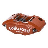 Wilwood 120-8729 Powerlite Universal Radial Mount Caliper 4 Pistons Red