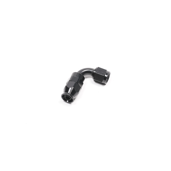 Radium 6AN Black PTFE Hose End - 90° Angle Fitting