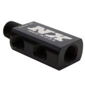 Compact Distribution Block with Gauge Port Nitrous Express NX-16197S