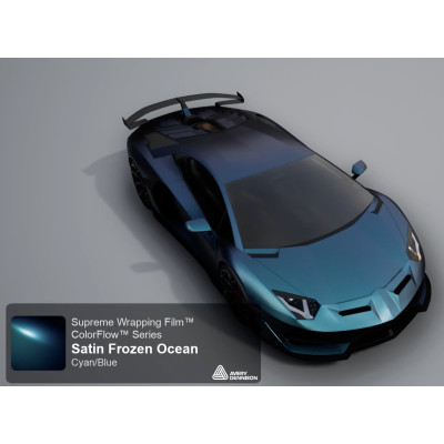 Avery ColorFlow Frozen Ocean Cyan/Blue Satin Wrap Film 1.52mx25m