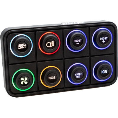 8-Key CAN Keypad for 15mm Inserts - Customizable & Durable