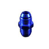 Blue AN8 Male to AN8 Male JIC Hose Fitting Adapter