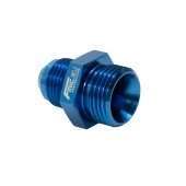AN10 ORB to AN8 Male JIC Hose Fitting Adapter - Blue