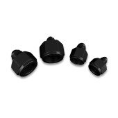 Black AN10 Female to AN8 Male JIC Hose Adapter Fitting