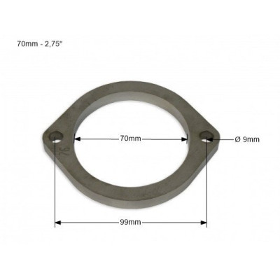 2.75" 70mm Exhaust Flange - 2 Bolt Connection