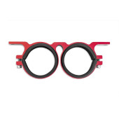 60MM Red Dual Fuel Pump Mounting Bracket
