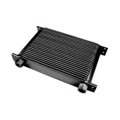25-Row Oil Cooler with 1/2" Female Threads - Black