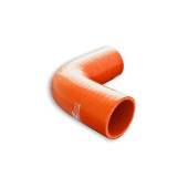 30mm Orange Silicone 90-Degree Elbow Connector