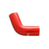 Red Silicone Elbow 67° - 89mm Pipe Fitting