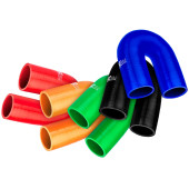 Red Silicone Elbow 180° - 45mm Connector