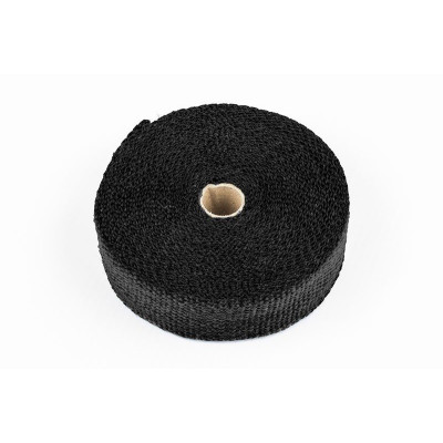 Black Exhaust Wrap 50mm x 10m - Heat Resistant Insulation