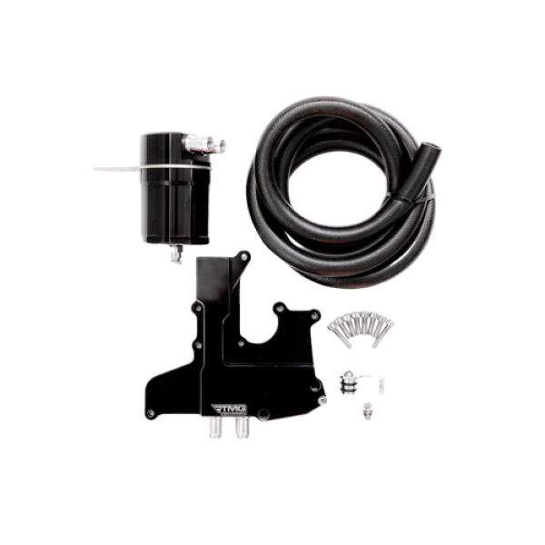 RTMG Performance Small Oil Catch Can Kit for 1.8 / 2.0 TSI - Red AN10