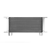 13-Row Oil Cooler with 1/2" Female Threads - Silver