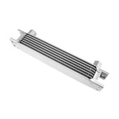 7-Row Oil Cooler with 1/2" Female Threads - Silver