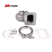 Pulsar PSR Turbine Housing Drop in Precision PTE Ball Bearing Turbo 6870 0.81 A/R T4 Open Inlet V-Band Outlet