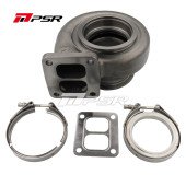 Pulsar PSR 70G Turbine Housing V-Band Inlet ( 3" OD Tubing ) V-Band Outlet ( 3.5" OD Tubing ) 1.06 A/R for 6270G / 7170G Turbos
