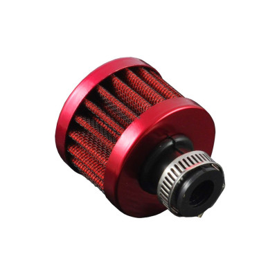Red 12mm Crankcase Filter for Optimal Performance