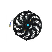 10" Thin Embossing Pull Fan - Sleek Design