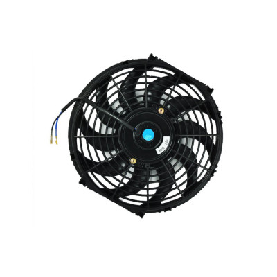 10" Thin Embossing Pull Fan - Sleek Design