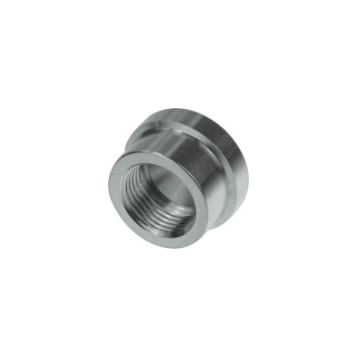 AN12 Female Aluminium Weld-On Fitting - Round Base