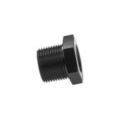 Black 1/2 NPT Male to 1/4 NPT Female Reducer Fitting