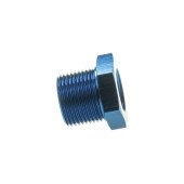 Blue 1/2" NPT Male to 3/8" NPT Female Reducer Fitting
