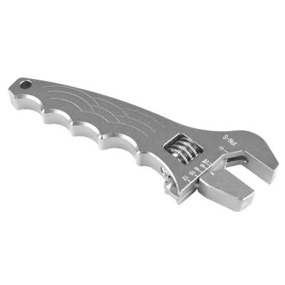 Silver Adjustable Wrench for AN Fittings