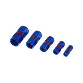 Blue AN8 Female-Female Connector - High Performance