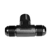 Black AN4 Male/Male/Male Adapter - 1/8 NPT