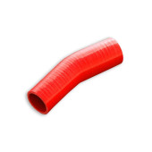 Red Silicone Reducer Elbow 23' 70/76mm Connector