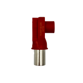 Ecumaster Connector RL00801-50RE; 8.0MM; RADLOK-50MM; Red