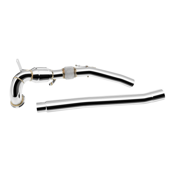 Downpipe for Volkswagen Golf VII R 2.0 TSI 2013-2017 with High-Flow Catalytic Converter