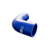 Vibrant Blue Silicone 90° Reducer Elbow for Cars