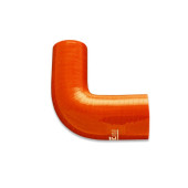Vibrant Orange Silicone 90° Reducer Elbow for Cars