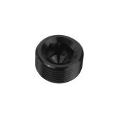 NPT Hex Allen Key Blanking Plug - Male Fuel Adapter Black