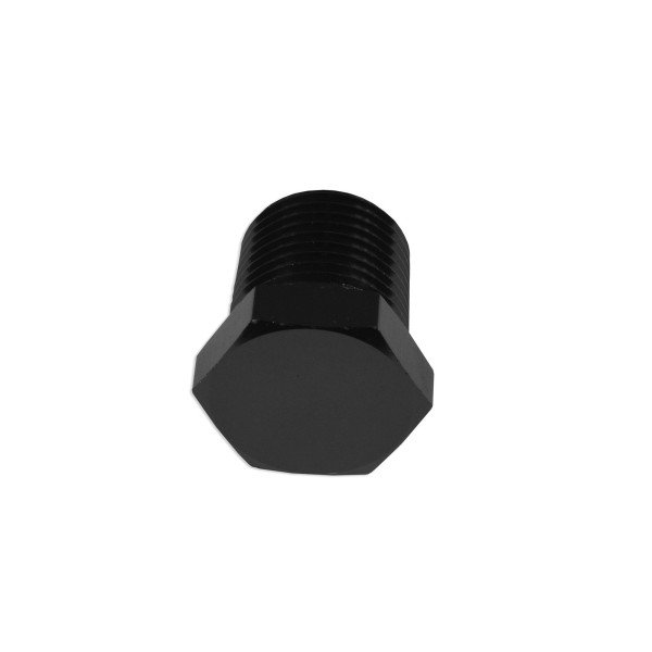 Black Hex Head NPT Blanking Plug for Fuel & Oil