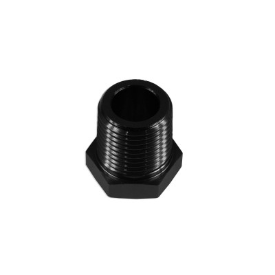 1/8 NPT Hex Head Socket Blanking Plug - Black