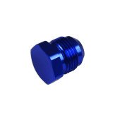 AN-6 JIC Flare Hex Port Plug Adapter - Blue Fitting
