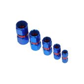 AN4 Blue Female-Female Connector - Durable Automotive Part