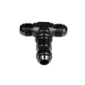 AN12 Black Male-Male Bulkhead Tee Connector