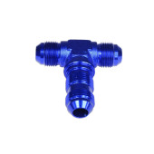 Black AN4 Bulkhead Fitting - Male/Male/Male