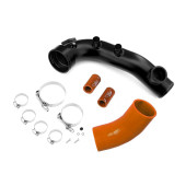 BMW N54 Charge Pipe 135i 335i 1M BOV Flange 50mm Orange