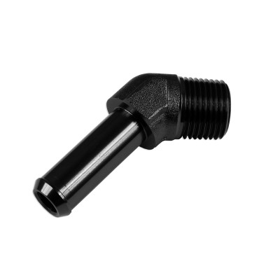 "High-Quality 45' 1/4 NPT to 3/8" Nipple - Black"