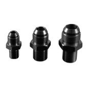 AN12 JIC Flare to M14x1.5 Hose Fitting Adapter - Black