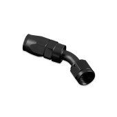 Black 45° AN8 Swivel Fitting for Custom Hoses